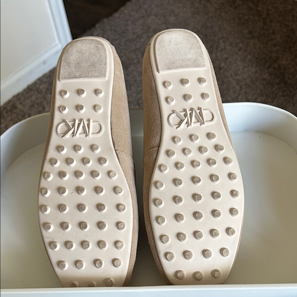 MICHAEL Michael Kors Beige Suede Loafers - Picture 2 of 7